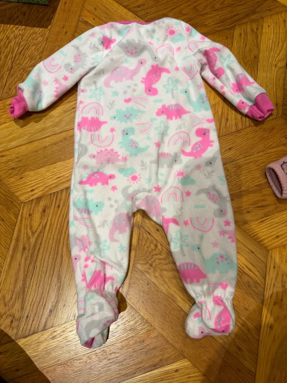 Fleece long sleeves onesie pajamas